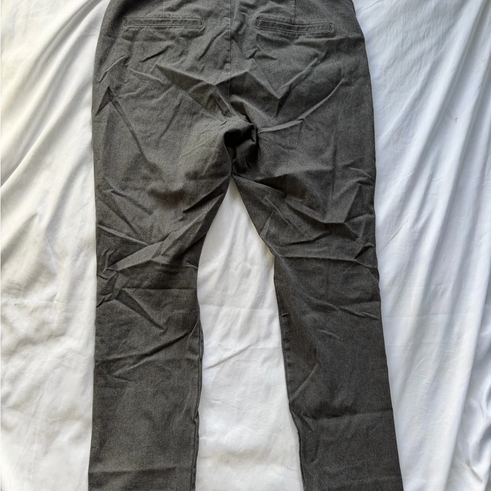 Gray Slim Fit Trousers